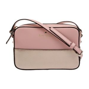 Kate Spade Ivy Street Clover Crossbody (pink leather)